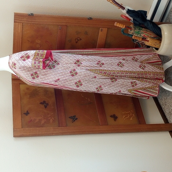 VTG 70’s Multicolor Boho Dress - Picture 11 of 12